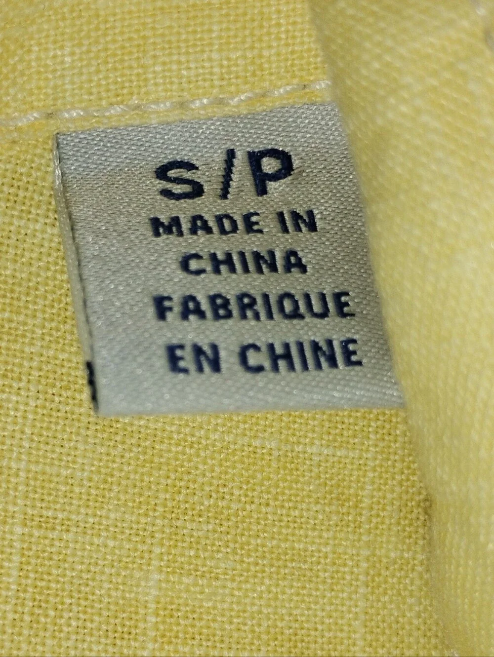 BRIGHT TOMMY BAHAMA YELLOW LINEN SHIRT